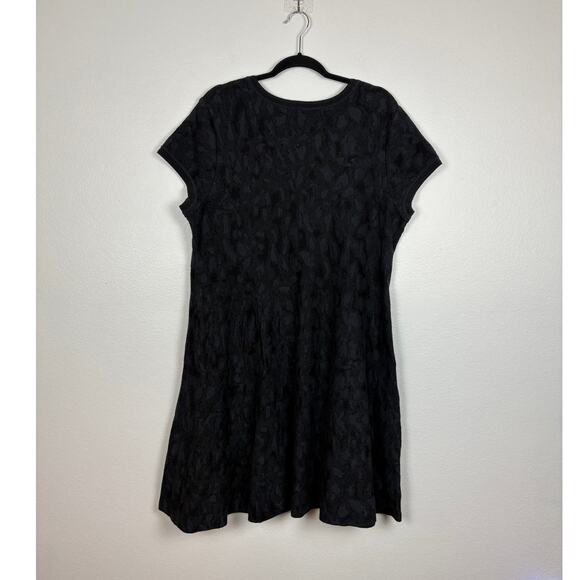 Peruvian Connection Short Sleeve Sprint Summer Abstract Print A Line Dress XL - Picture 2 of 3